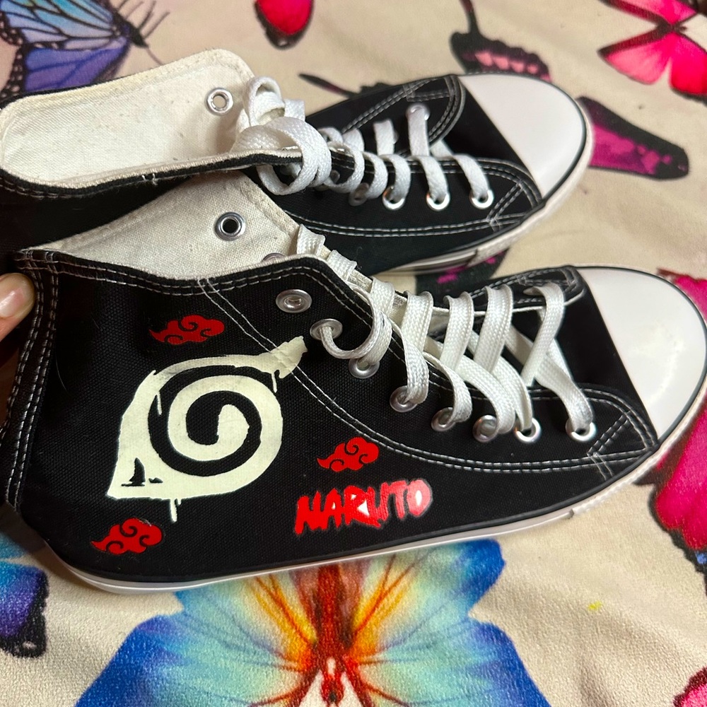 Anime designed converse mock